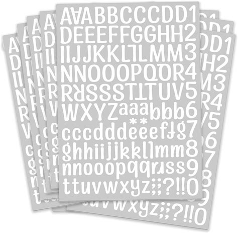 Amazon Chartpak Self Adhesive Vinyl Numbers Inch High White