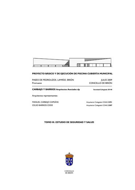 PDF PROYECTO BÁSICO Y DE EJECUCIÓN DE PISCINA PDF filevaso de