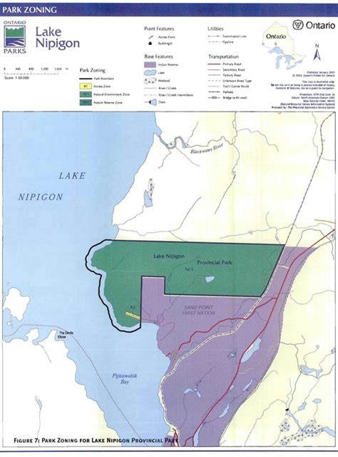 Lake Nipigon Map