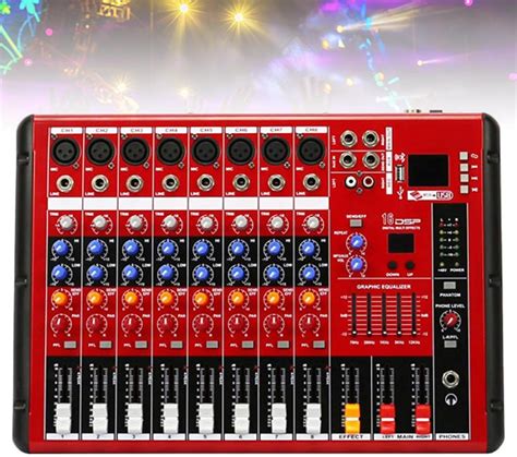 Channel Professional Audio Mixer Effect Mixer Dj Console Home Music