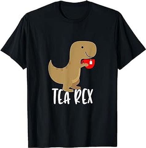 Tyrannosaurus T Rex Holding A Cup Of Tea Rex T Shirt