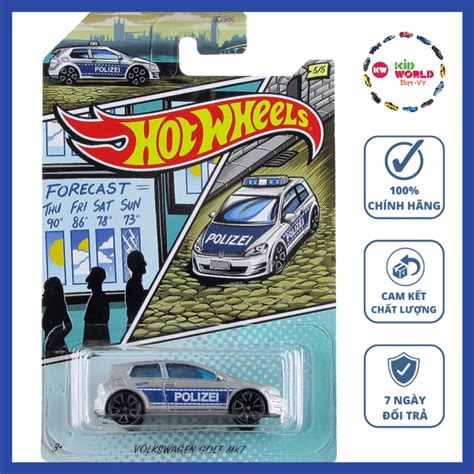 Xe mô hình Hot Wheels Police Series 2020 Volkswagen Golf MK7 GJV66 Shopee Việt Nam