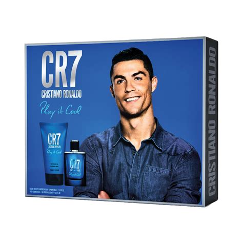 Cristiano Ronaldo CR Play It Cool Set Eau De Toilette Shower Gel 180