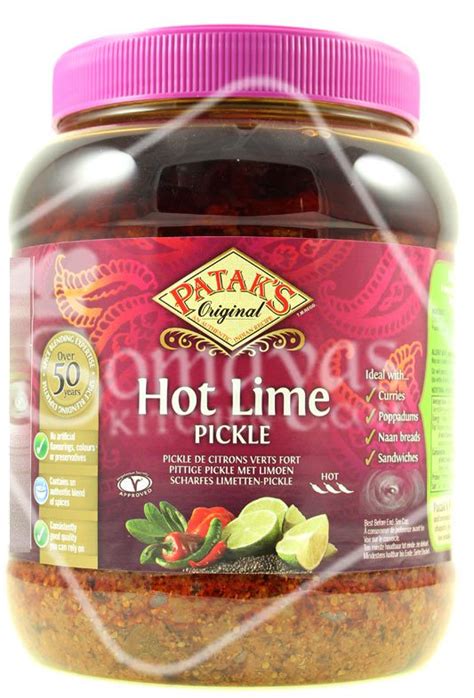 Patak S Lime Pickle Hot Kg Hallans