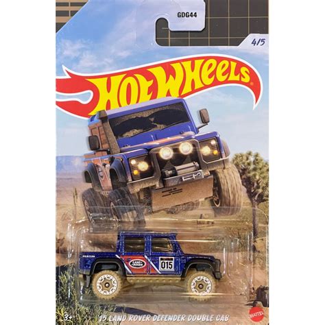 Hot Wheels Gdg Pickup Series Desert Off Road Land Rover Defender Double Cab Shopee Malaysia