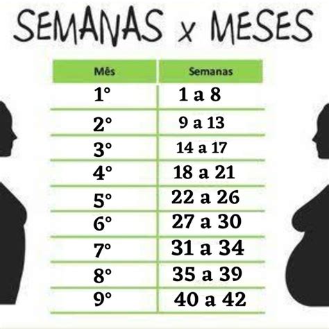 Tabela De Semanas E Meses Tabela De Semanas Gravidez Tabelas