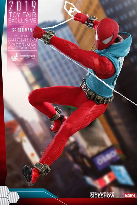 Marvel Spider Man Scarlet Spider Suit Sixth Scale Figure By Hot Toys Sideshow Collectibles