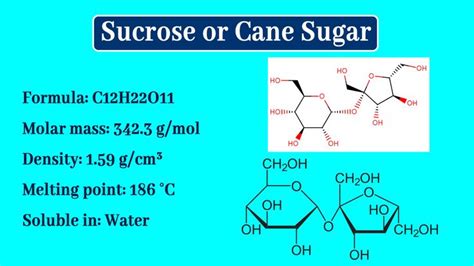 Sucrose Or Sugar Cane Sugar Beet Chemistry Sugar