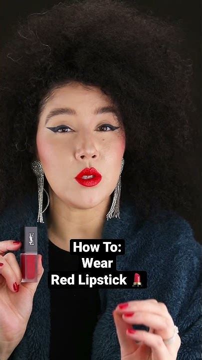 How To Wear Red Lipstick 💄 Youtube