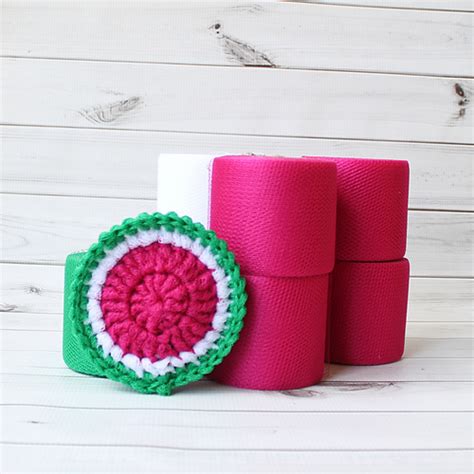 Ravelry Watermelon Scrubbie Pattern By V Ronique Houde