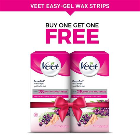 Veet Easy Gel Bikini Line And Underarm Wax Strips For