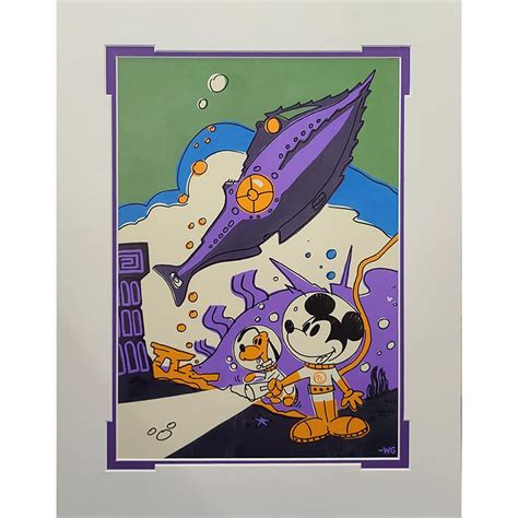 Disney Artist Print Will Gay Undersea Party Ahead