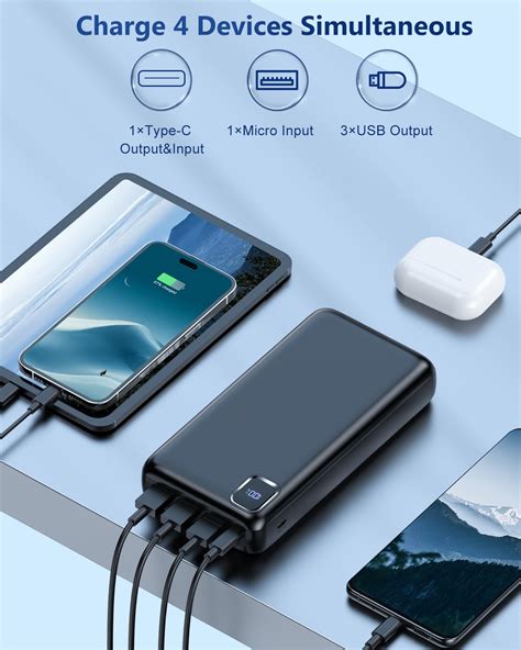 Snapklik Portable Charger Power Bank Mah Powerbank Pd W