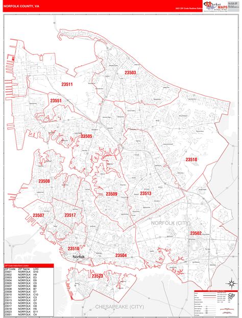 Norfolk Va Zip Code Map Printable Templates Free