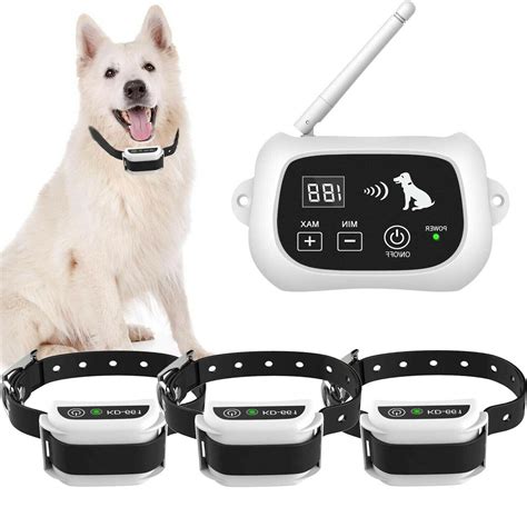 wireless dog fence pet containment system waterproof training