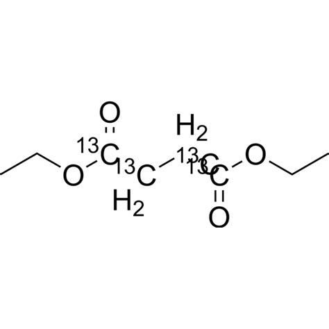 Diethyl Succinate 13c4 14 Diethyl Butanedioate 1234 13c4 Stable