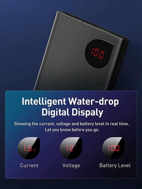 Baseus Power Bank 10000mAh With 22.5W PD Fast Charging Powerbanks ...