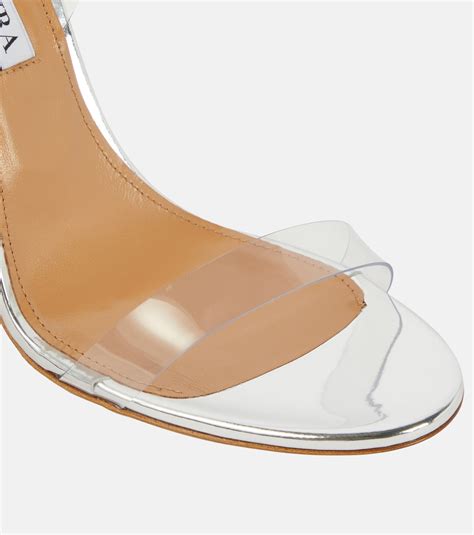 So Nude 105 PVC Sandals In Multicoloured Aquazzura Mytheresa