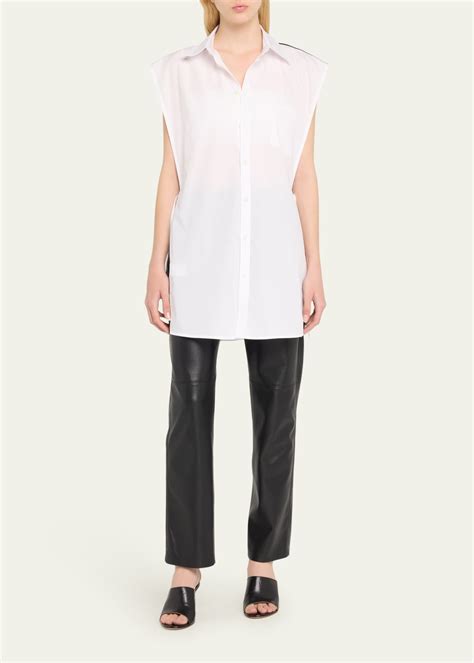 Peter Do Peter Shirt Vest With Side Ties Bergdorf Goodman