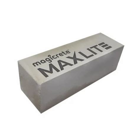 Grey Maxlite Fly Ash Light Weight Blocks Shape Rectangular At