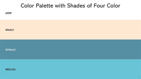 Color Palette With Five Shade White Karry Horizon Viking Ppt Example