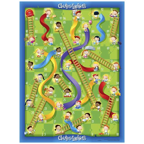 Chutes And Ladders Game Board Printable - astra.edu.pl