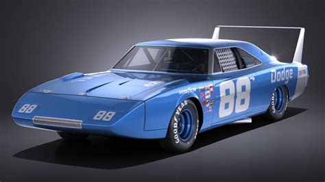 Dodge Charger Daytona Nascar D Model Cgtrader