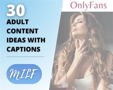 MILF Onlyfans Content Ideas 30 Adult Industry Milf Guides With Titles Fansly Video Scripts