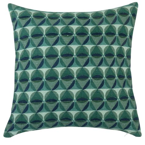 Coussin Vert Bleu