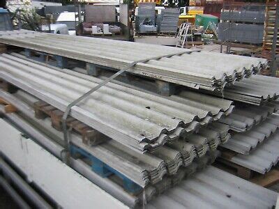 1 USED BOX PROFILE ROOF SHEET PLASTIC COATED CHOICE 24 Ft Long X 1mtr