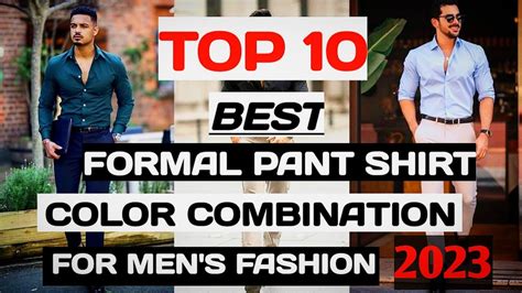 Top Best Color Combination For Formal Men S Clothes Best