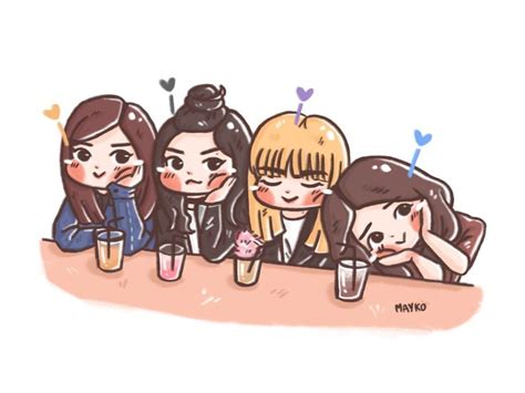 ghim cua jehaproject tren blackpink chibi anime dang yeu