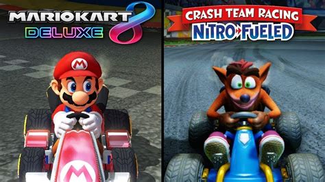 Mario Kart Vs Crash Team Racing Youtube