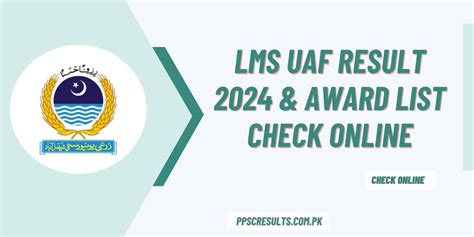 Lms Uaf Result Award List Check Online