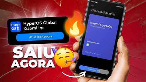 SAIUBORA ATUALIZAR HyperOS GLOBAL Liberada HOJE YouTube