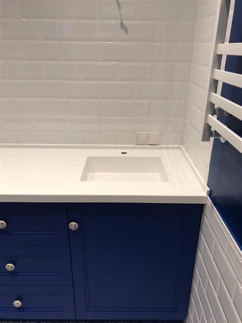 Столешница с интегрированной раковиной из искусственного камня Grandex ...