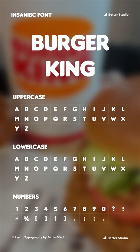 Burger King Font: Download Free Font & Logo