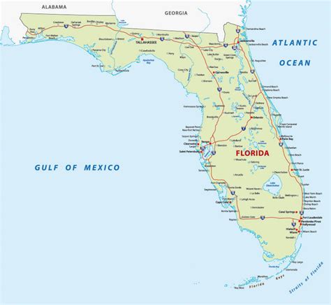 Florida Map - Guide of the World