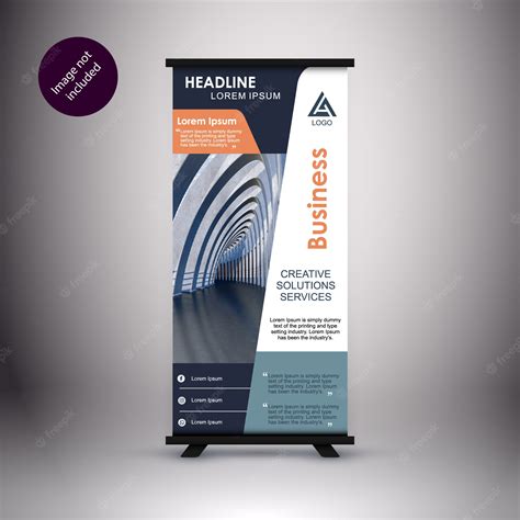 Premium Vector Corporate Standee Template