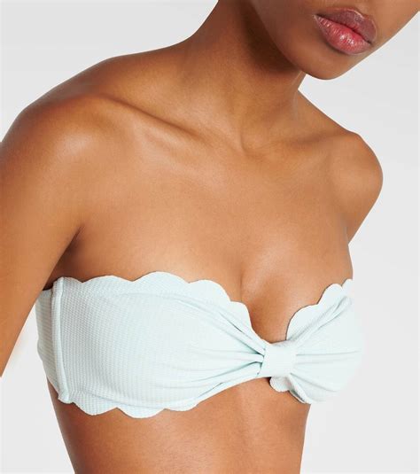 Marysia Antibes Scalloped Bandeau Bikini Top Marysia