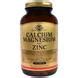 Кальций магний цинк (Calcium Magnesium Zinc), Solgar, 250 таблеток ...