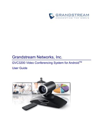 Grandstream Networks Gvc User Manual Manualzz