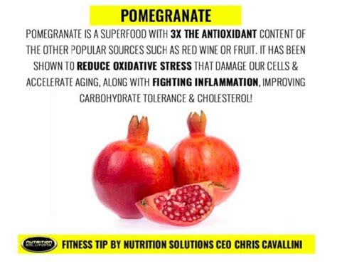 Health Benefits of Pomegranate - Nutrition Solutions