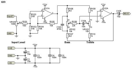 Stereo Tone Control Circuit Diagram With Pcb Layout Pin On Tampon
