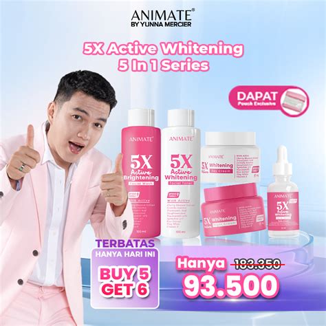 Jual Animate X Active Whitening Series In Shopee Indonesia