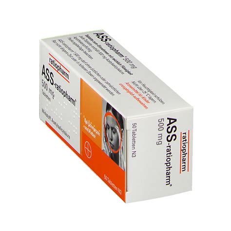 ASS Ratiopharm Mg Tabletten Shop Apotheke