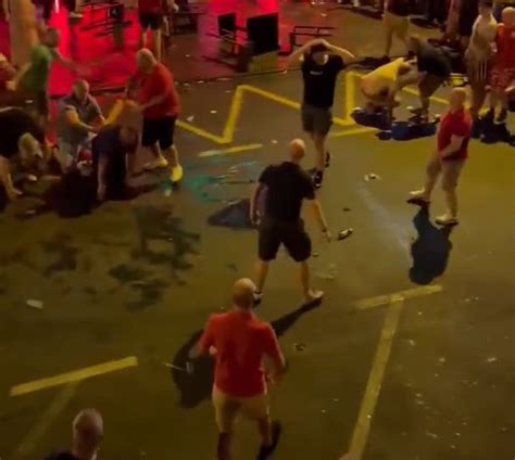 England And Wales Fans Were Caught Fighting In Tenerife