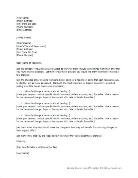 Browse Our Example Of Response Letter To Severance Offer Template