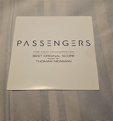 Passengers Original Soundtrack Score Thomas Newman Fyc Best Original Cd Ebay