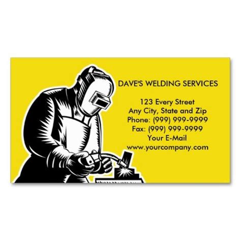 Welder Welding Businesscard Business Card Zazzle